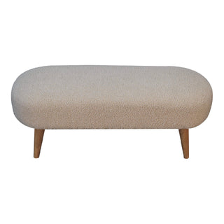 Bouclé Bench