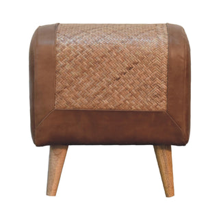 Seagrass Buffalo Square Stool