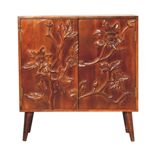 Neem Wood Cabinet, Chestnut
