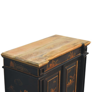 Mango Wood Oriental Design Cabinet
