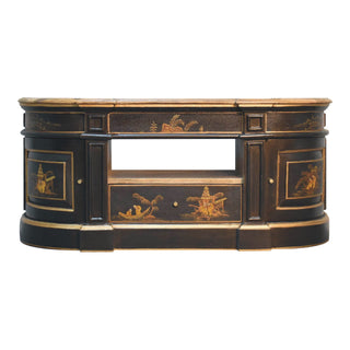 Mango Wood Oriental Design TV Stand