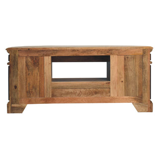 Mango Wood Oriental Design TV Stand