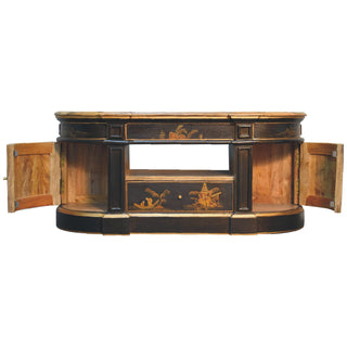 Mango Wood Oriental Design TV Stand