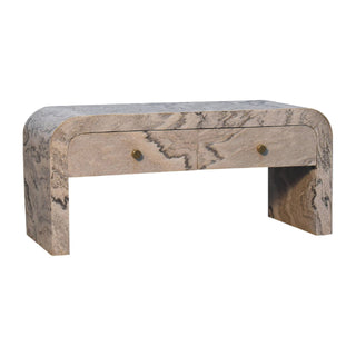 Nouveau TV Stand in Mango Wood with 2 Drawers