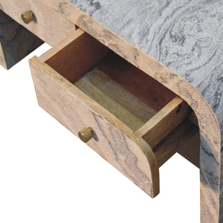 Nouveau 2 Drawer Coffee Table, Mango Wood