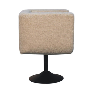 Boucle Swivel Chair