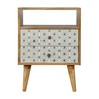 Mango Wood Prima Bedside Table