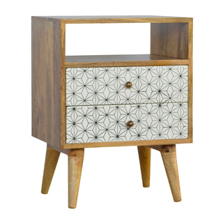 Mango Wood Prima Bedside Table