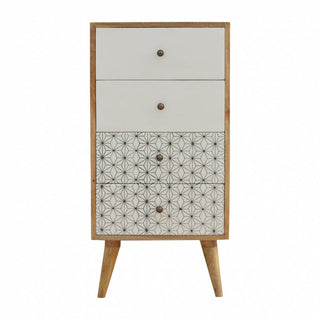 Prima 4 Drawer Tallboy, Mango Wood