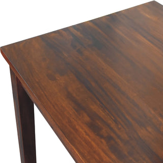 Classic Mango Wood Dining Table with Chestnut Finish