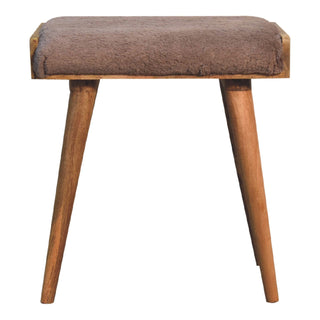 Faux Fur Foot Stool
