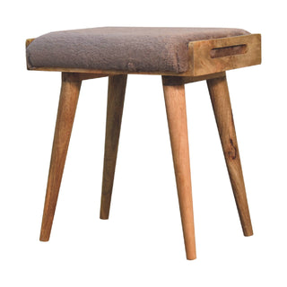 Faux Fur Foot Stool