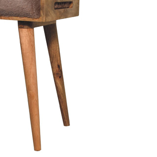 Faux Fur Foot Stool
