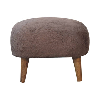 Faux Fur Stool
