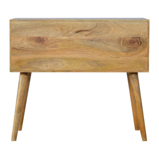 Grey Gradient 4 Drawer Console Table, Mango Wood