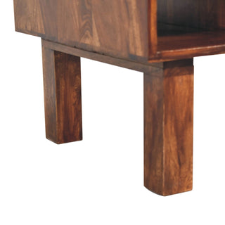Naya Mango Wood Coffee Table, Chestnut Finish