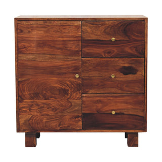 Naya Mango Wood 3 Drawer Sideboard