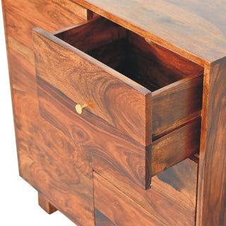 Naya Mango Wood 3 Drawer Sideboard