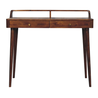 Esther Raised Back Wooden Console Table