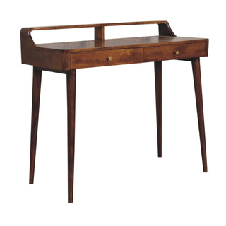Esther Raised Back Wooden Console Table