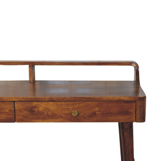 Esther Raised Back Wooden Console Table