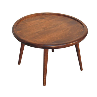 Plate Design Mango Wood Coffee Table