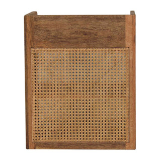 2-Shelf 1-Drawer Mango Wood Bedside Table