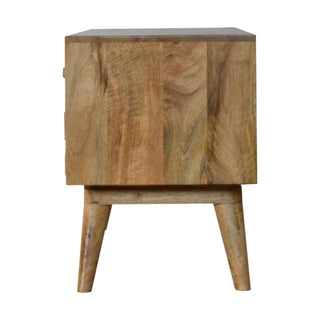 Diamond Carved 2 Drawer TV Stand