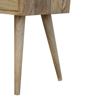 Narrow 1 Drawer 1 Shelf Bedside Table