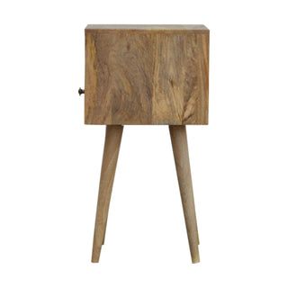 Narrow 1 Drawer 1 Shelf Bedside Table