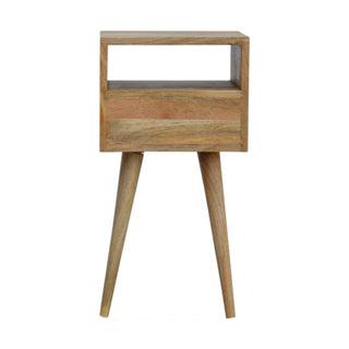 Narrow 1 Drawer 1 Shelf Bedside Table