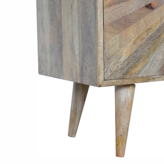 Sunrise Carved Cabinet, Oak Finish