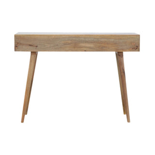 Mango Wood Patchwork Console Table with 3 Drawers