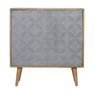 Milan Wooden Grey Cabinet