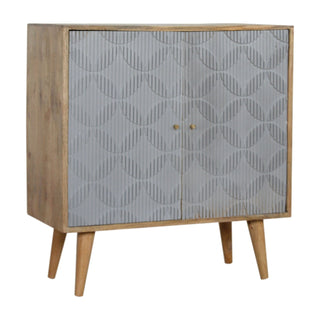 Milan Wooden Grey Cabinet
