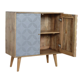 Milan Wooden Grey Cabinet