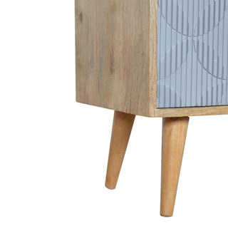 Milan Wooden Grey Cabinet