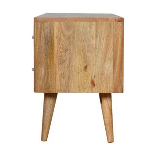 Leaf Resin Inlay TV Stand