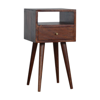 Narrow Bedside, Cherry Finish