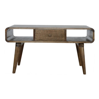 Mango Wood Coffee Table, Grey Wash Finish