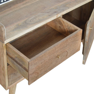 Nordic Bone Inlay TV Unit with Storage