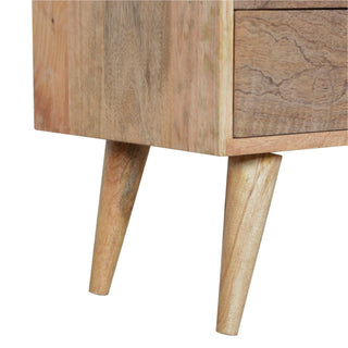 Nordic Bone Inlay TV Unit with Storage