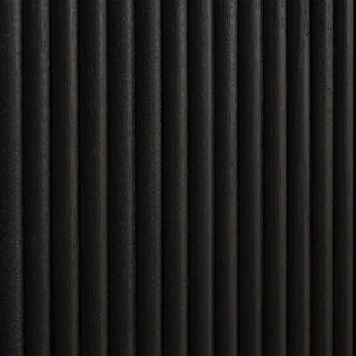 Louis Black Fluted Sideboard, Ash Wood