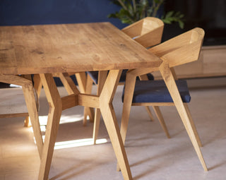 Piko Dining Set, Oak Wood