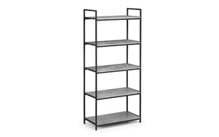 Staten Tall Concrete Bookcase