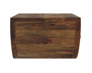 Floating Bedside Table, Oak Finish Mango Wood