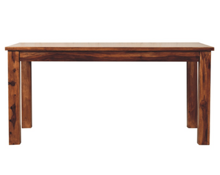 Naya Mango Wood Dining Table, Chestnut Finish