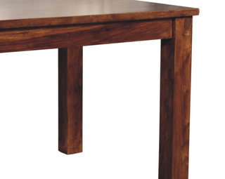 Naya Mango Wood Dining Table, Chestnut Finish