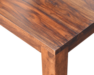 Naya Mango Wood Dining Table, Chestnut Finish