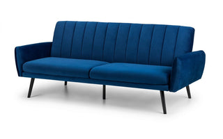 Afina Blue Velvet Sofa Bed